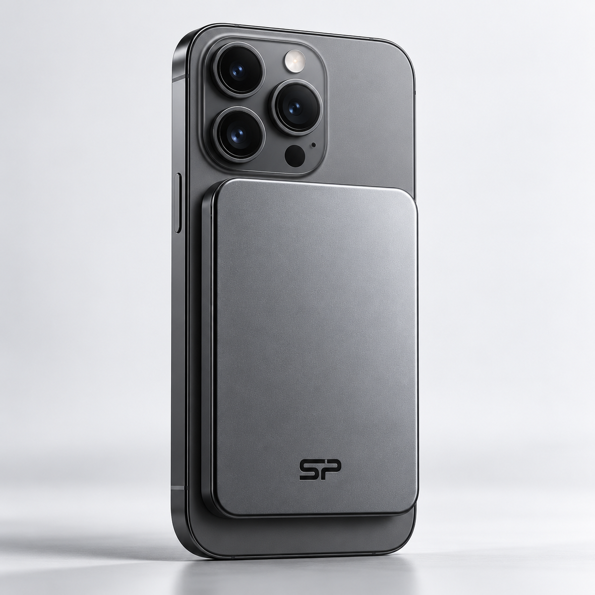 SNUPAK attached to a phone